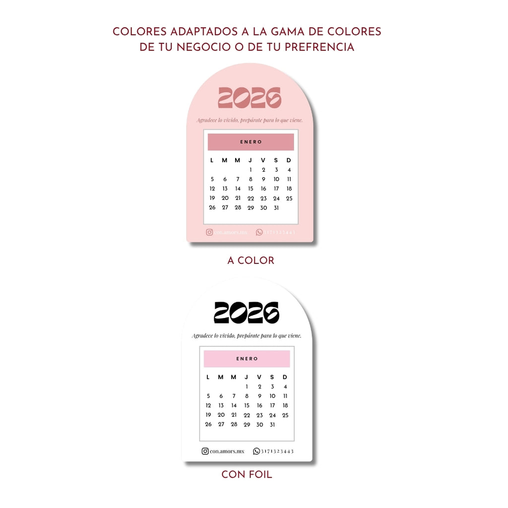 Calendario con Imán 2026