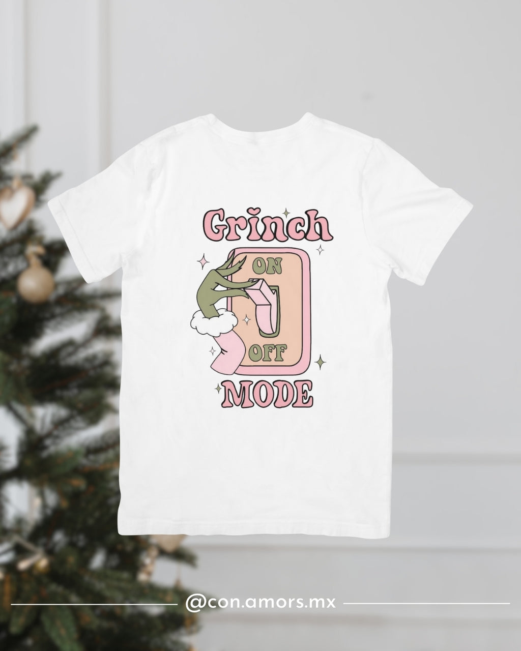 Camiseta Navideña de Manga Corta – Grinch Mode