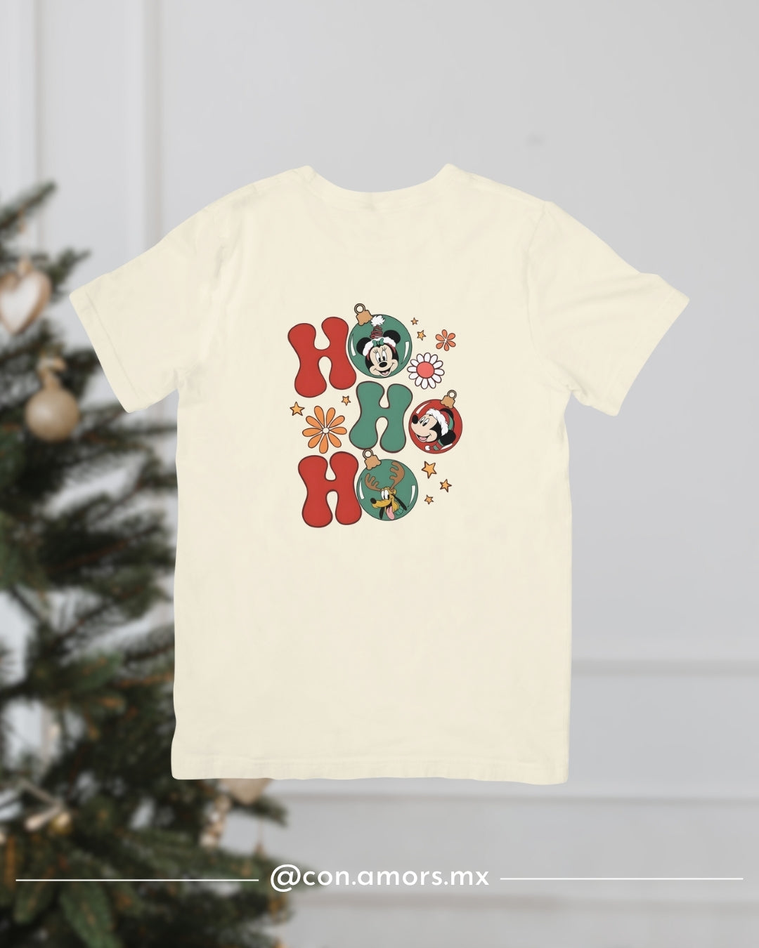 Camiseta Navideña de Manga Corta – HO HO HO Disney