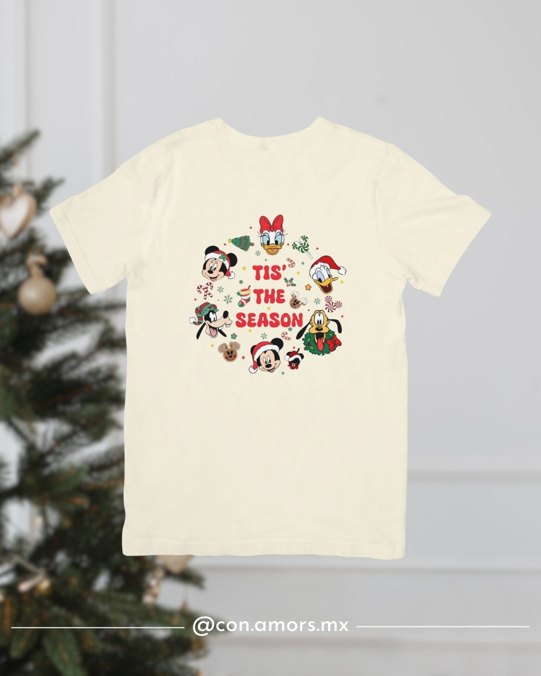 Camiseta Navideña de Manga Corta – This The Season