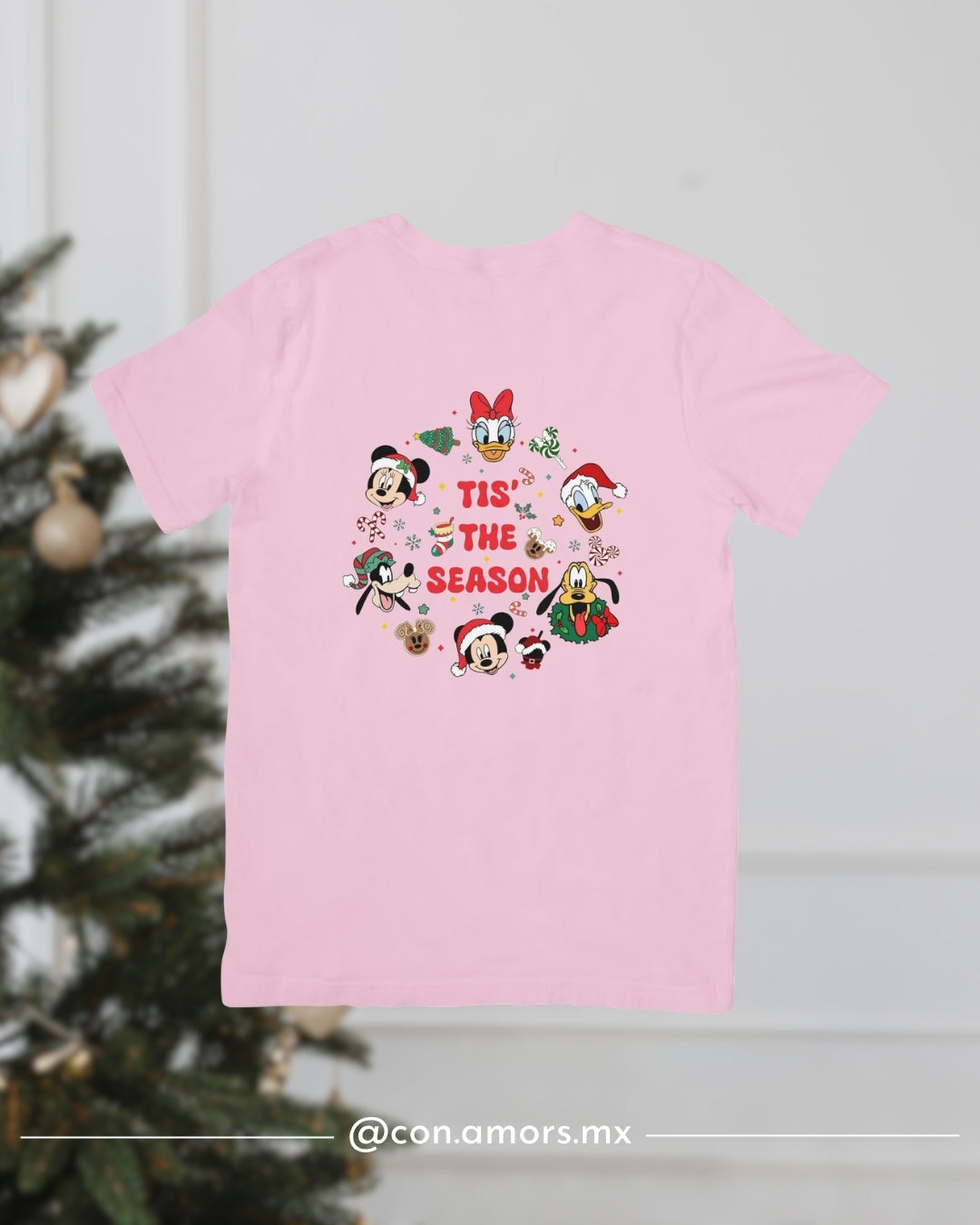 Camiseta Navideña de Manga Corta – This The Season